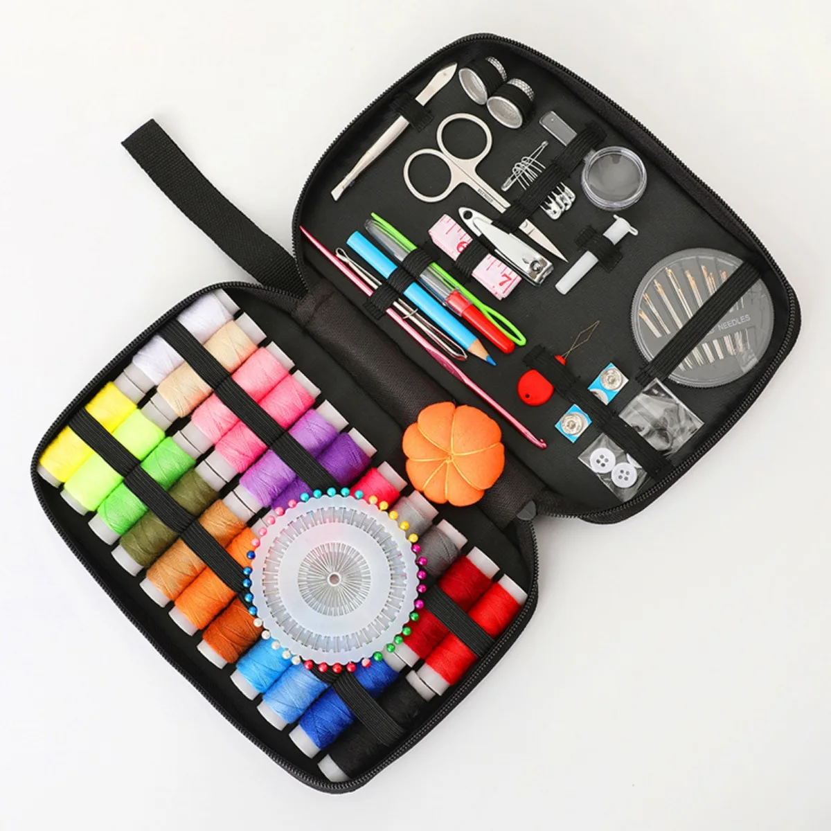 

Sewing Kit Christmas Gifts for Grandma Mom Traveler Adults Beginner Emergency DIY Sewing Supplies Organizer Filled with Scissors