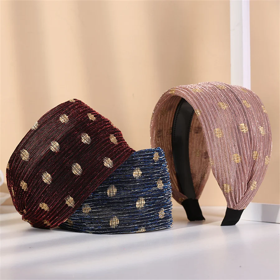 

Women's Wide Brim Hair Band Toothed Non-Slip Hairpin Cover Retro Hair Washing Face Hair Band Mother Hair Accessories Headbands