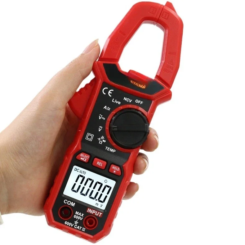 

TS-18D AC and DC Digital Clamp Meter High Precision Multimeter Ammeter Temperature Capacitance Clamp Meter