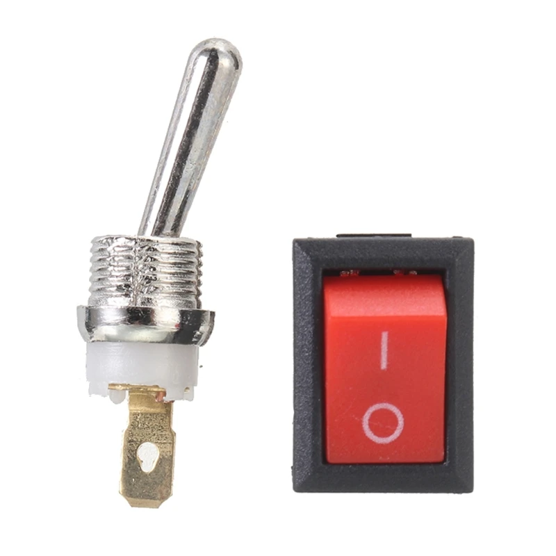 52/58/59 Chain Saw Toggle Switch Gasoline Saw Logging Saw Chain Copper Heavy Duty Toggle Switch On/Off Switch Accessory