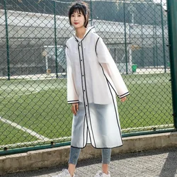 Man Raincoat Transparent Waterproof Ladies Rain Coat Women Windproof Single-person Rainwear Impermeable Environmental   JU33006