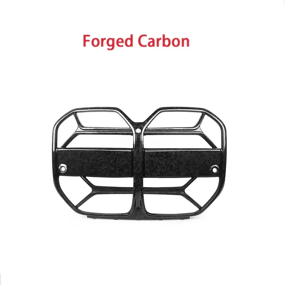 Forged Carbon Front Bumper Mesh Grill for 4 Series G26 M Sport Sedan 2020+ Front Grill Frame Decoration