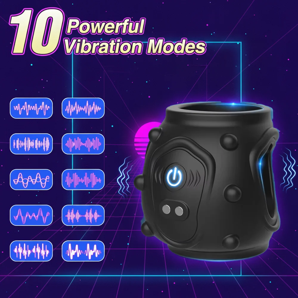 Vibrating Penis Sleeve Cock Ring G Spot Stimulate Vibrator Sex Toys for Men Penis Erection Trainer Delay Ejaculation Sex Toy 18+