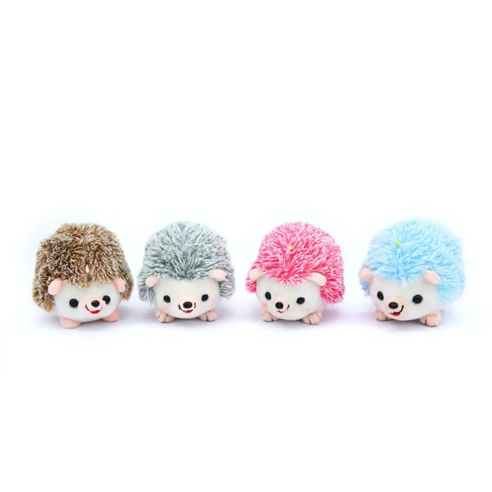 Lindo juguetes de erizo de peluche llavero 12Cm muñeca bolsa colgante Animal de dibujos animados juguetes de peluche regalo