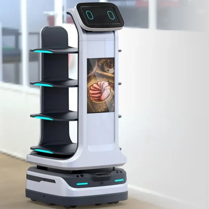 Cameriere del Robot di consegna dell'alimento del Robot di servizio di alta qualità per l'ospedale della caffetteria del ristorante dell'hotel