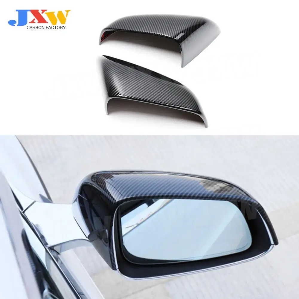 

Dry Carbon Fiber For Tesla Model X SUV 2020 Rear View Side Mirror Cover ABS Accessories Mirror Caps Rear Door Wing