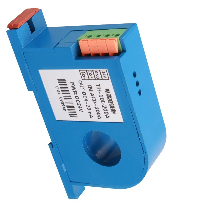 Perforated AC Current Transmitter Mutual Inductance Integrated 22mm Aperture AC Current Sensor Transmitter