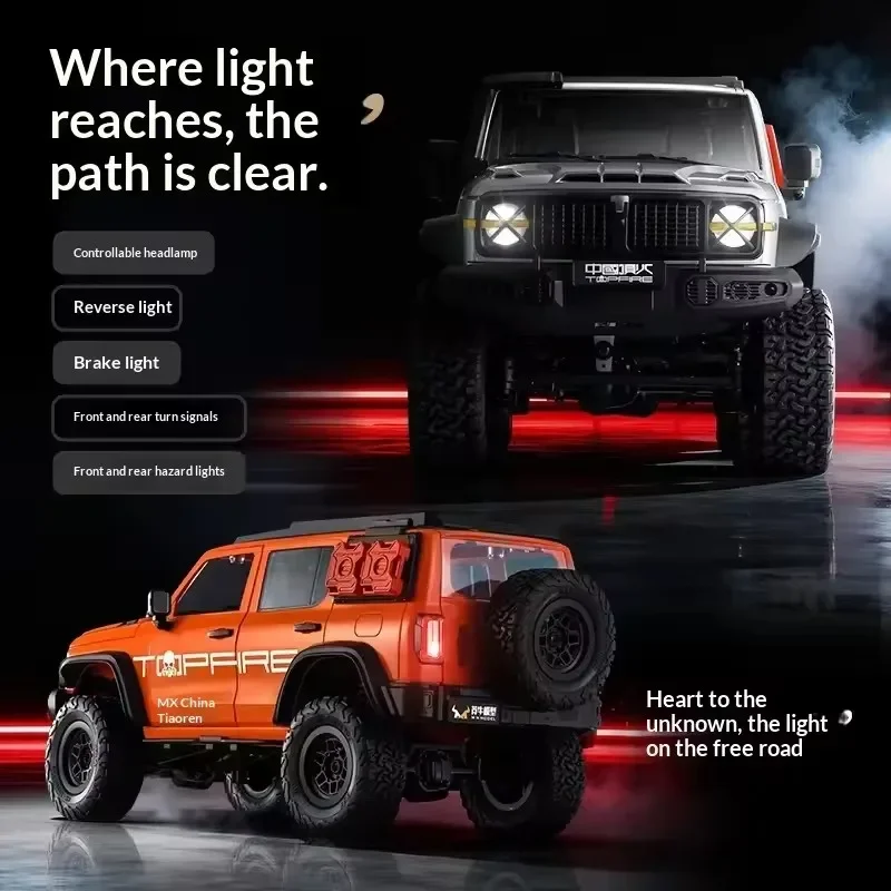 1:12 Rc Car 4WD Remote Control Car Climbing Off-Road Vehicle Full-Scale High Speed Pickup Truck Model RC Rock Crawler 45 Minutes