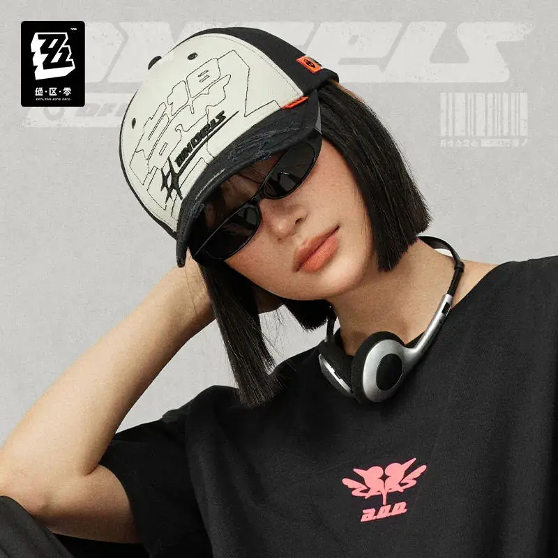 [Genuine] miHoYo Game Zenless Zone Zero STUDIO Angels of Delusion Embroidered Baseball Cap Sun Hat Anime Prop Cosplay Xmas Gifts