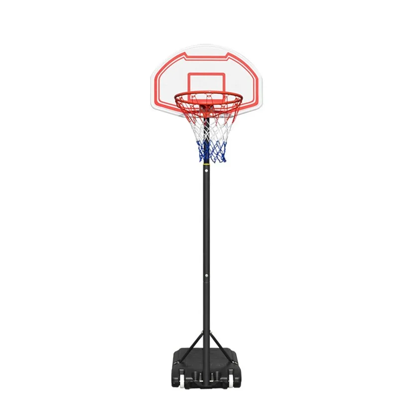 2025 Sistema porta basket portatile per canestro da basket regolabile in altezza per adolescenti con base e ruote stabili