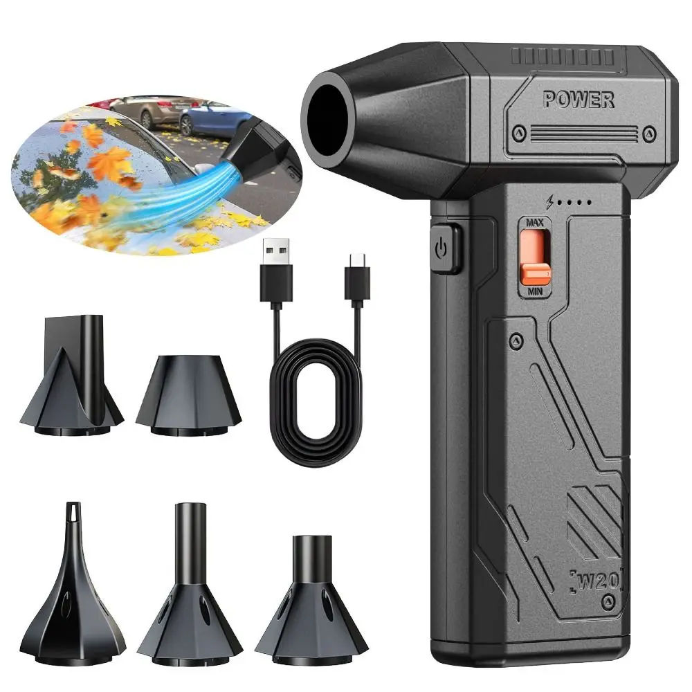 

130000RPM Violent Turbofan Brushless Motor Infinite Speed Regulation Violent Fan Cleaning Tool Portable Design High-Speed