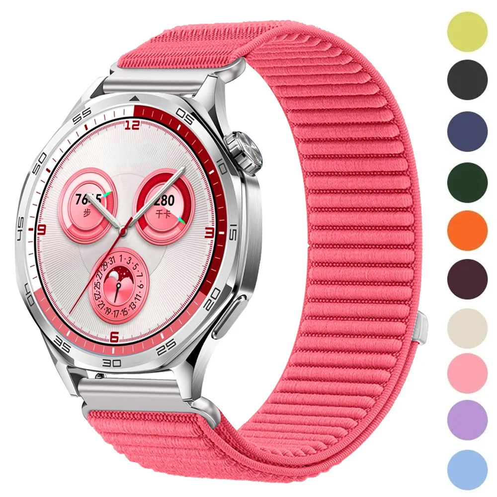 18 مللي متر 20 مللي متر 22 مللي متر الرياضة النايلون الفرقة لهواوي ساعة GT5Pro GT5 4 3 46 مللي متر 41 مللي متر نسج سوار لساعة سامسونج جالاكسي 7 6 5 4 حزام #1