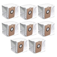 8pcs Dust Bags For Zaco A10 Pro Robot Vacuum Cleaner Home Improvement Cleaning Tools Replacement Large Capacity Dust Bags Parts