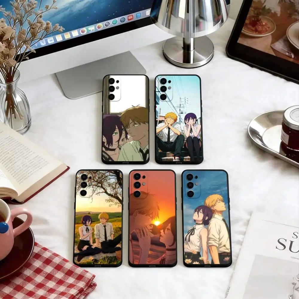 Chainsaw Man Phone Case Soft black For Samsung S25,S24,S21,S22,S23,S30,Ultra,S20,Plus,Fe,Lite