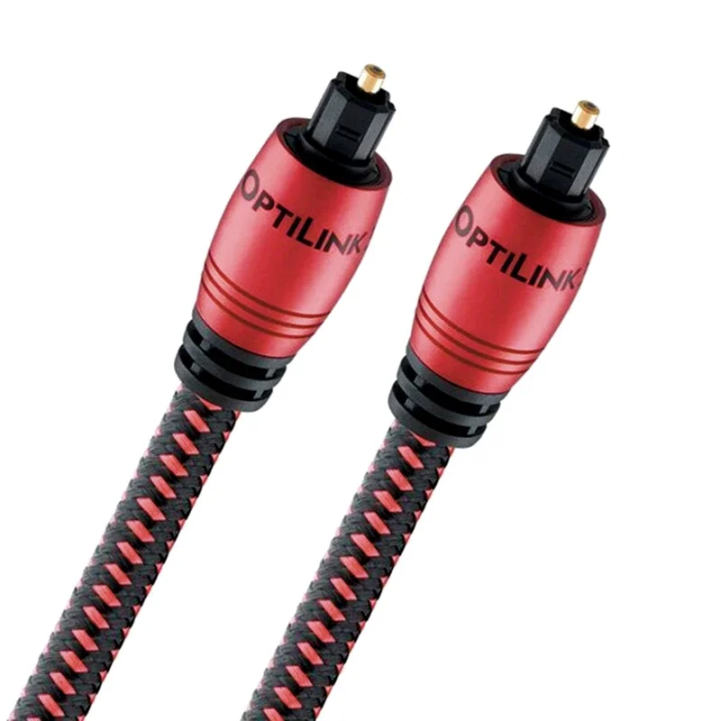 Audiophile Optilink-3 Cable Toslink de Audio óptico Digital Cable de Audio de fibra óptica de alta gama para vídeo HiFi DVD TV DTS