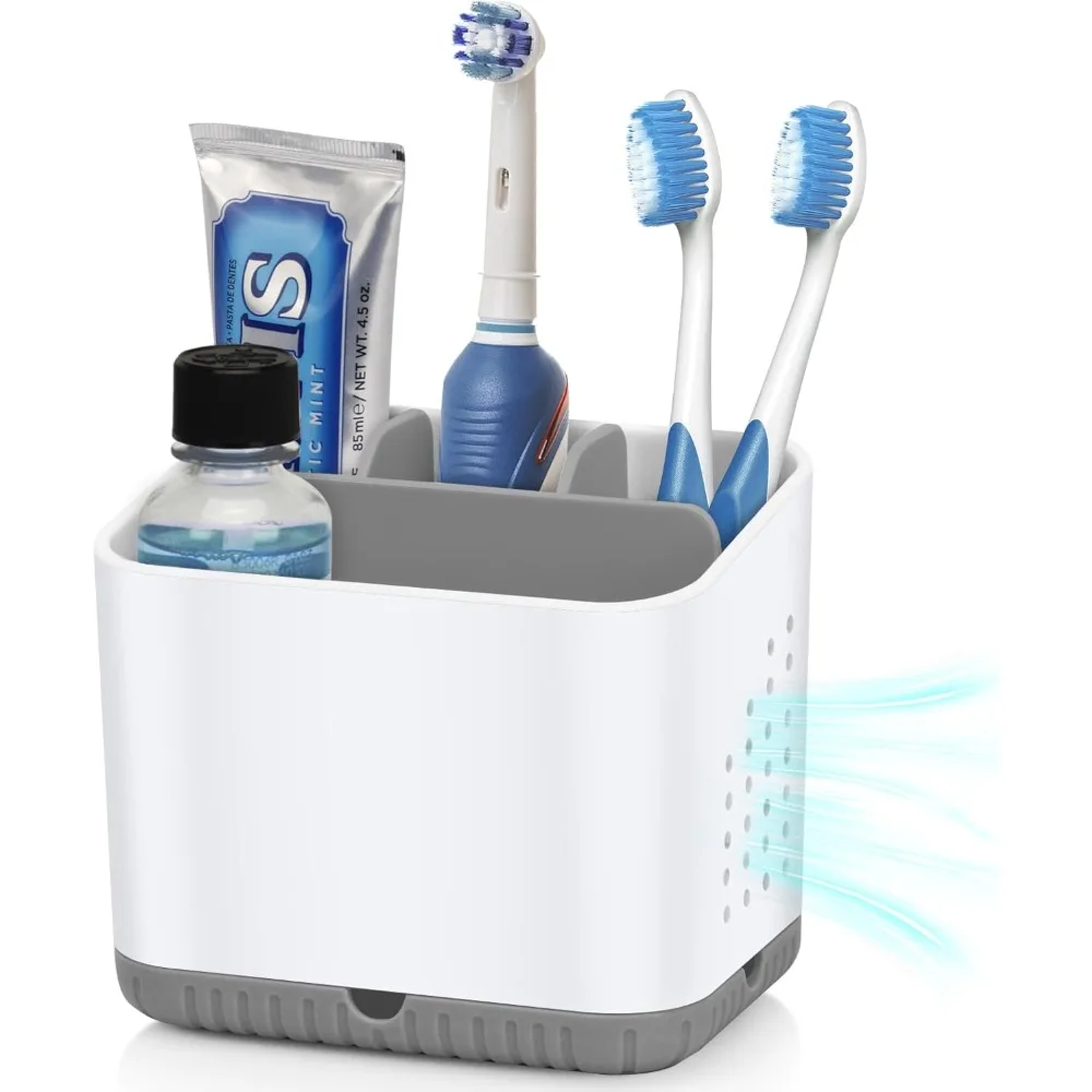 

Держатели для зубных щеток для ванных комнат, детский держатель для электрической зубной щетки и зубной пасты, 4-слоточный держатель для чистки зубов для ванной комнаты Cou