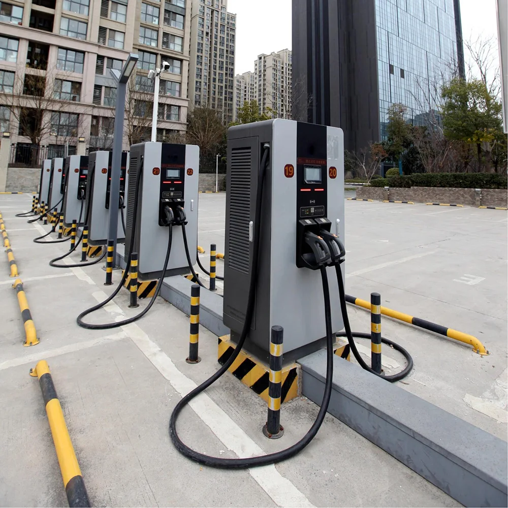 Estación de carga rápida para vehículos eléctricos CC, precio de 60-240KW, estación de carga de pie, cargador de vehículos comerciales de nueva energía