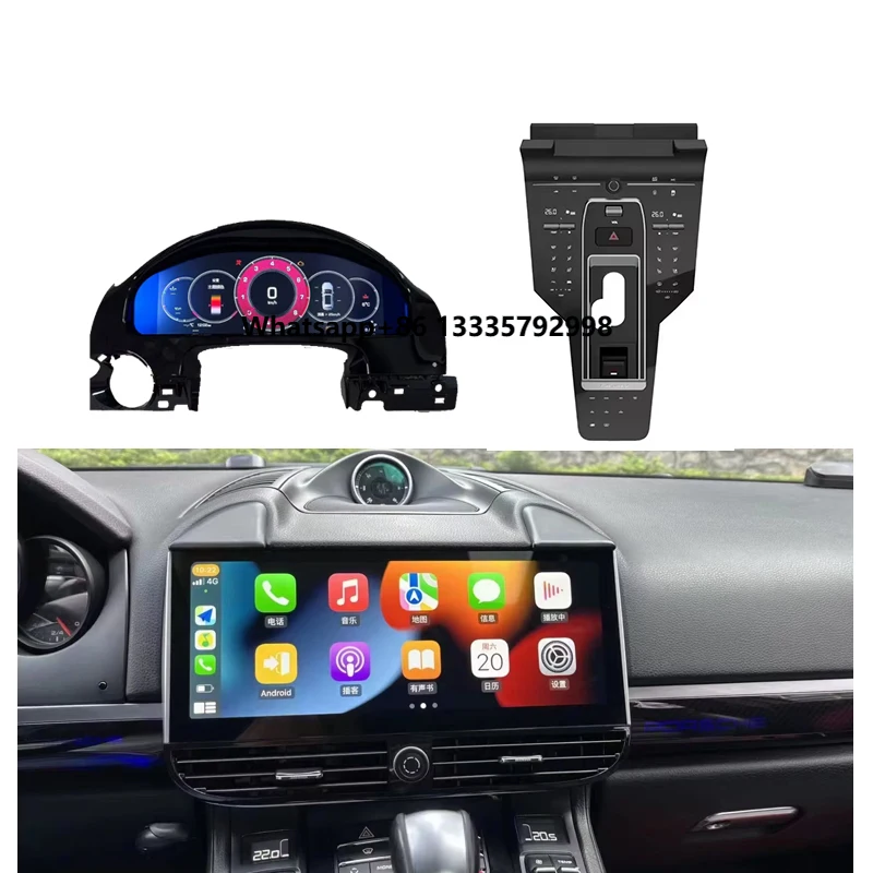 

Android Carplay Navigation LCD Digital Instrument Cluster Touch Screen Radio 2020-2017 for Porsche for Cayenne AC Screen Panel