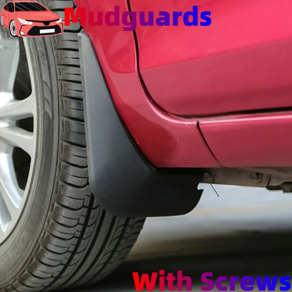 ABS Car Front Rear Mud Flaps for Ford Fiesta MK7 Hatchback 2009 - 2017 Mudguards Fender Splash Guards  Accessories