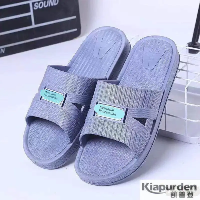 Summer Women's Bathroom Old Style Hard Bottom Crystal Flat Bottom Slippers Anti Slip Home Shoes Comfortable Plastic Slippers