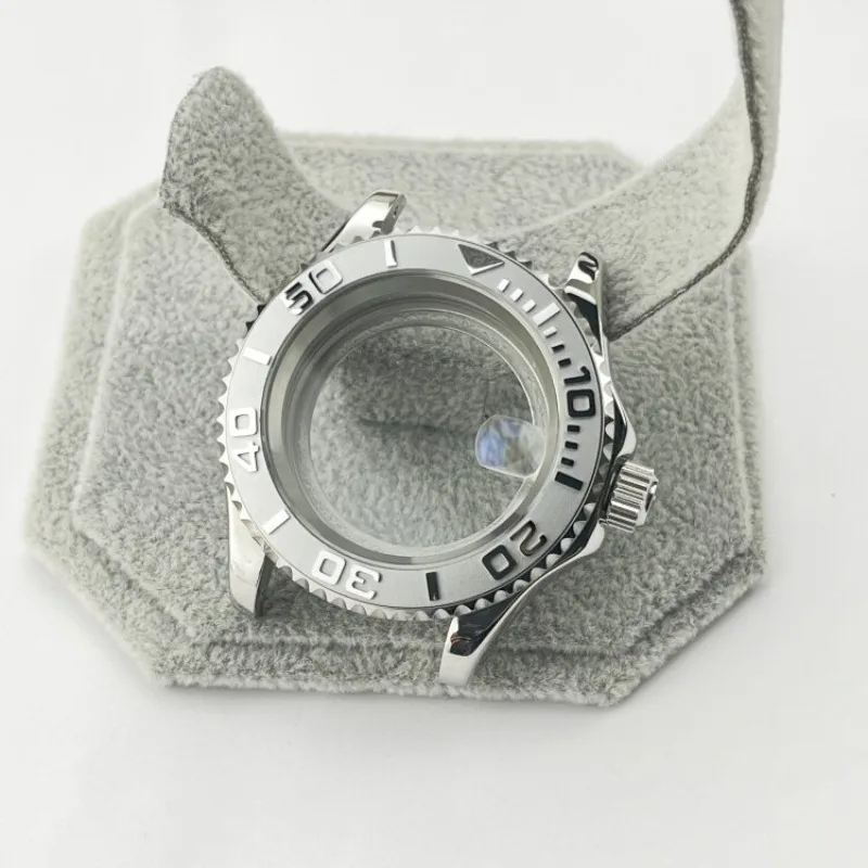 For NH35 case mechanical watch accessories modification, use ceramic ring diving case disc pointer