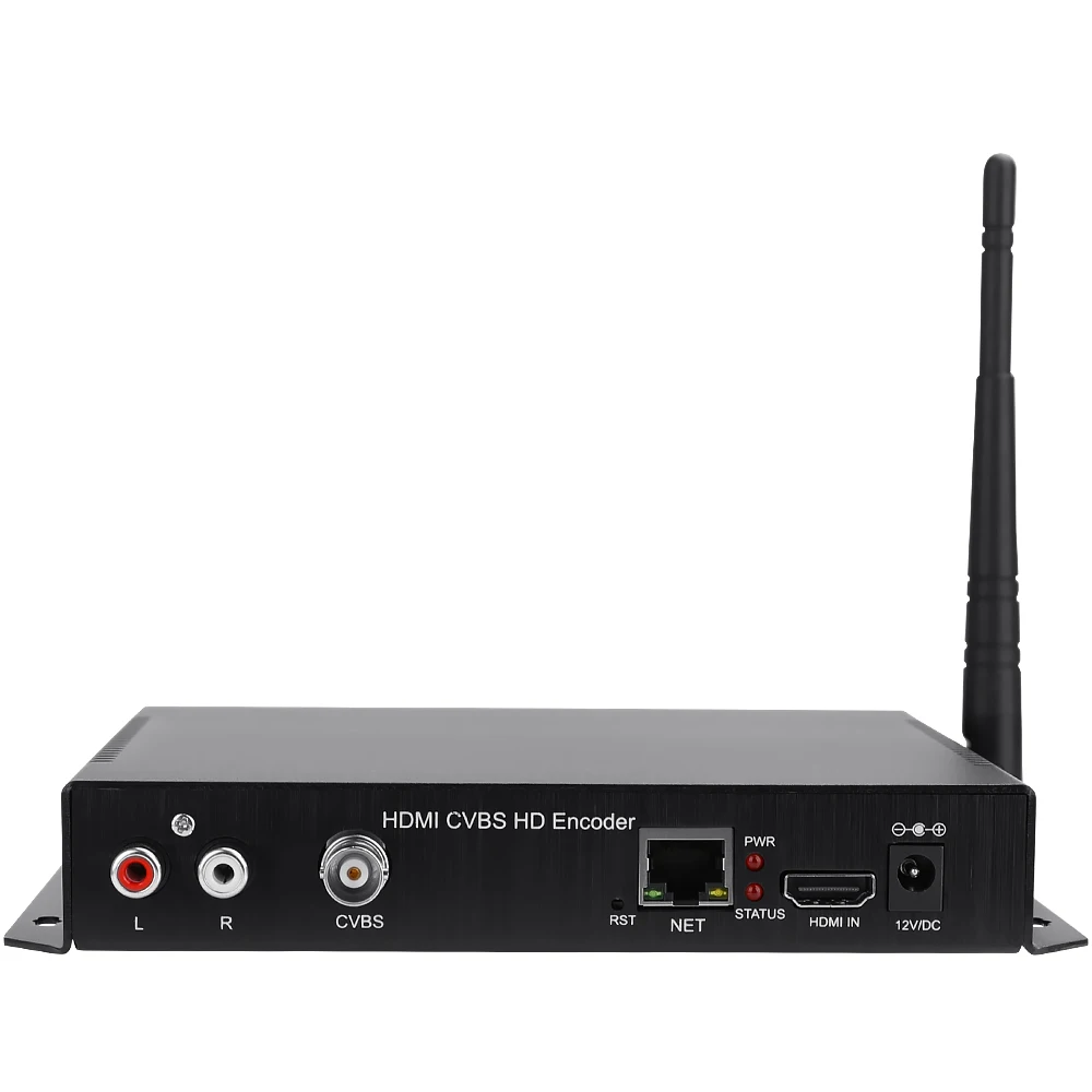 URay H.264 HDMI CVBS AV RCA BNC to IP WIFI Video Audio Encoder rtmp m3u8 hls Live Streaming  broadcast streamer