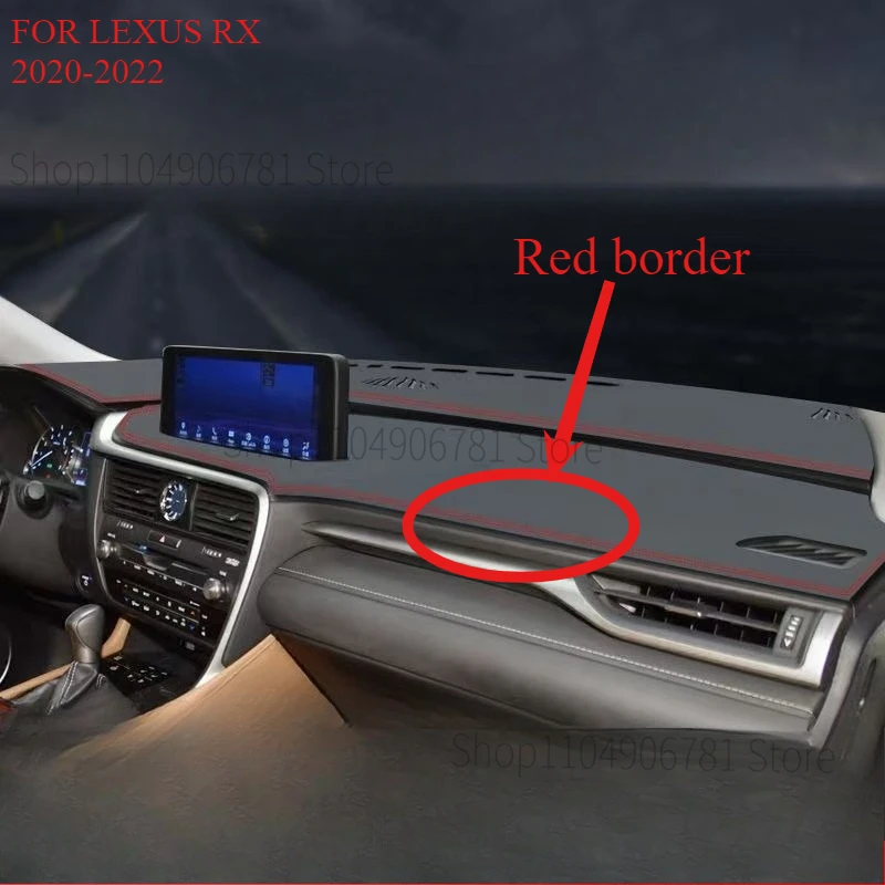 

FOR LEXUS RX 2020-2022 Car Dash Mat Dashmat Dashboard Mat Cover Sun Shade Dash Board Cover Carpet Accessories