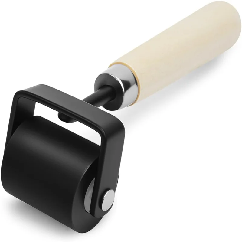 

T98C-Для чернил, инструмент для отжима краски - ролики Brayer для изготовления, прочный резиновый валик с деревянной ручкой для печати
