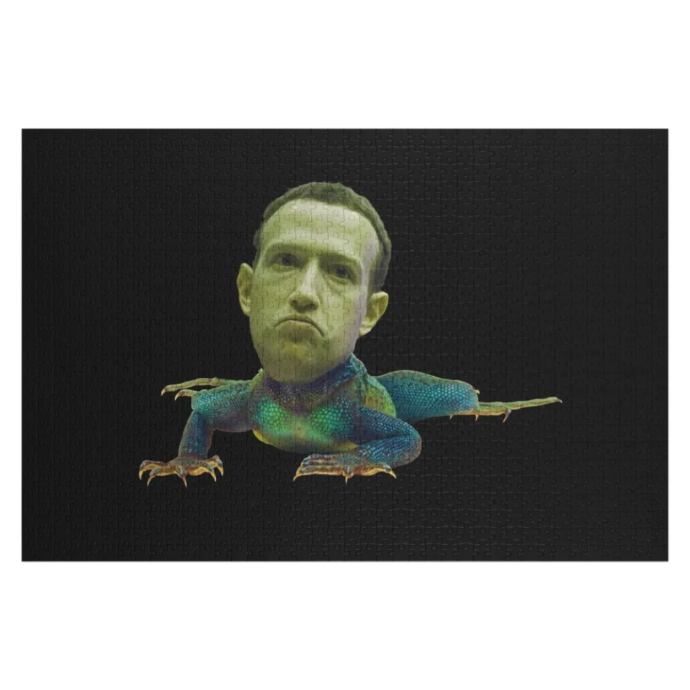 

Mark Zuckerberg Is A Lizard Jigsaw Puzzle Personalised Custom Jigsaw Works Of Art Animal Puzzle