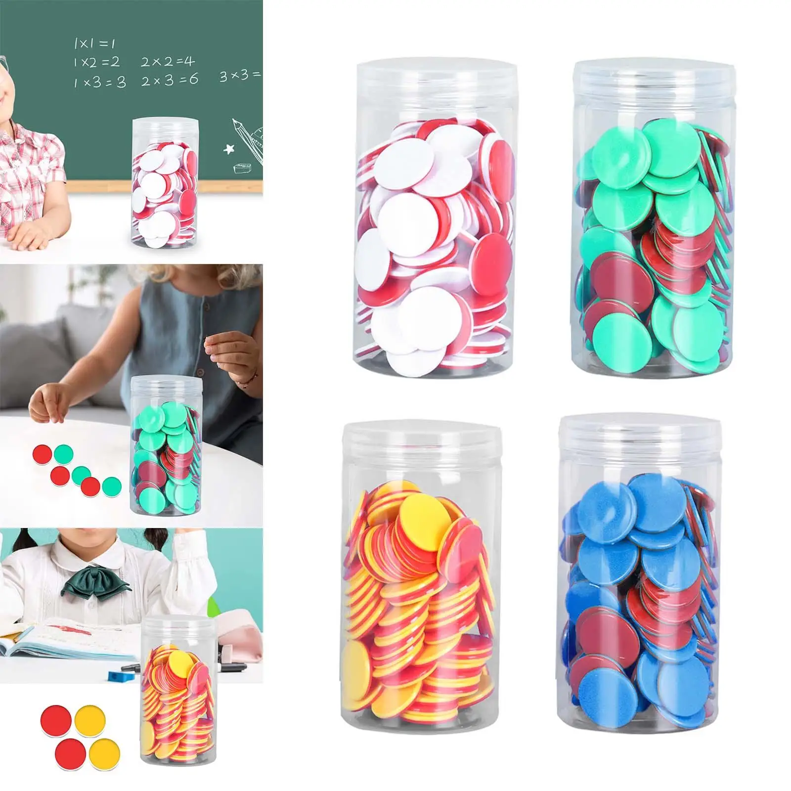 

100 шт. математические счетчики для детей, обучающие счетчики для домашней вечеринки для мальчиков и девочек