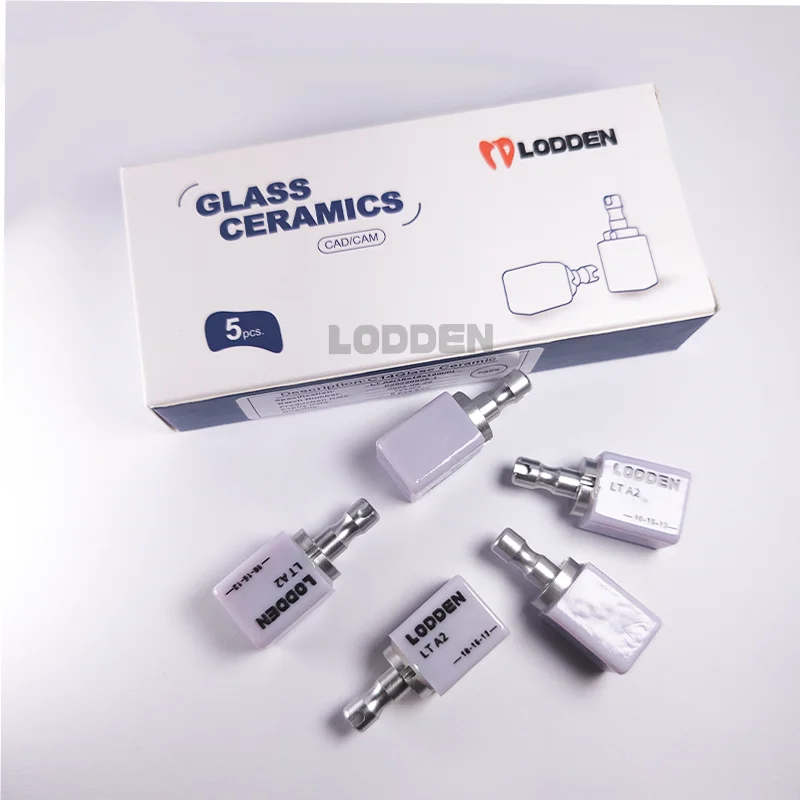 LODDEN bloques de disilicato de litio de cerámica de vidrio C14 LT/HT para CAD CAM Sirona Cerec Syste Material de fresado de odontología, 5