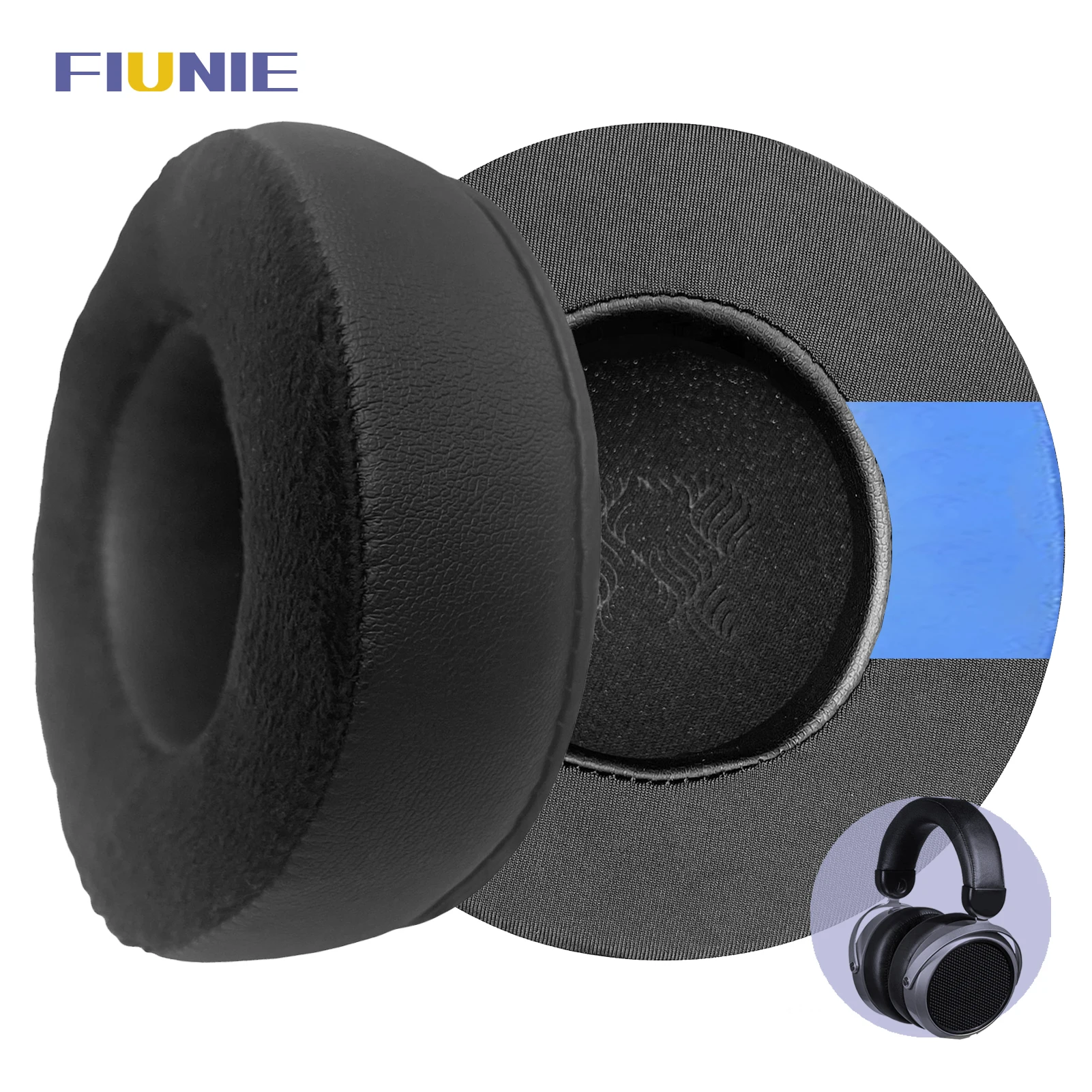 FIUNIE Replacement Ear Cushion Pads for HIFIMAN HE400,HE500,HE560,HE300,HE4,HE6,HE5,HE5LE Headphones Earpads Earmuffs Headset