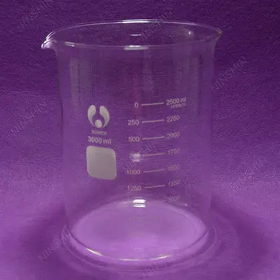 

3000mL Glass Beaker,Low Form Beaker,Quality Item,Lab Glassware