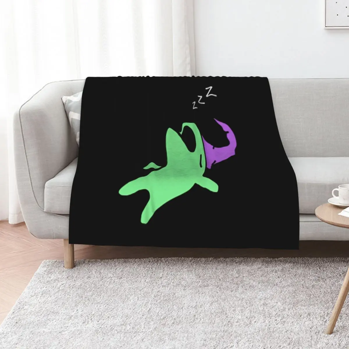 

Glep Sleeping Smiling Friends Throw Blanket Personalized Gift Designers For Sofa Thin bed plaid Blankets