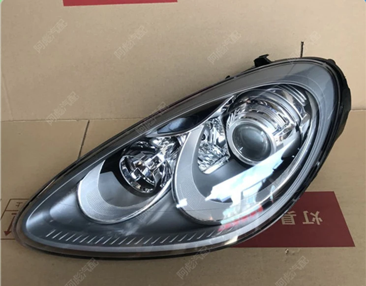 1pcs car bumper headlamp for Porsche cayenne headlight 2010~2017y car accessories for Porsche cayenne fog light