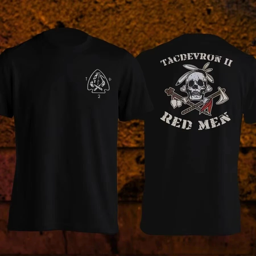 2026 T-shirt Size S-4XL Naval Seals DEVGRU The Tribe Red Squadron T-Shirt 100% Cotton O-Neck Summer Short Sleeve Casual Graphic