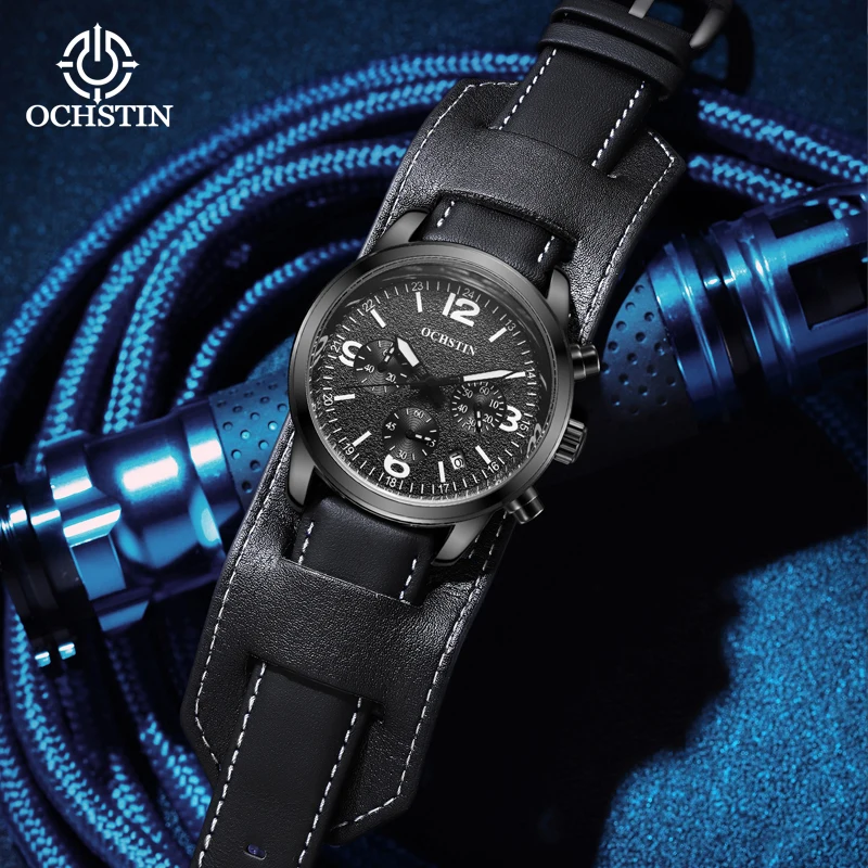 

OCHSTIN New 2023 Casual, Simple, and Fashionable Fully Automatic Glow Quartz Movement Glow Men's Quartz Watch