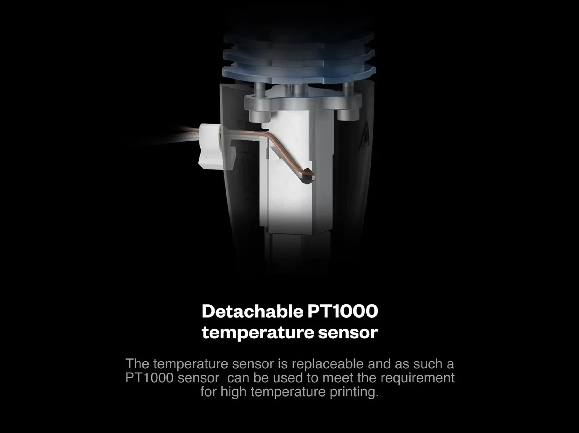 Trianglelab Phaetus RAPIDO HOTEND 2 High Flow RAPIDO V2 104GT-2/PT1000 für VORON DDE DDB Extruder Ender3 V2 CR10 V3 115W – Detail 5