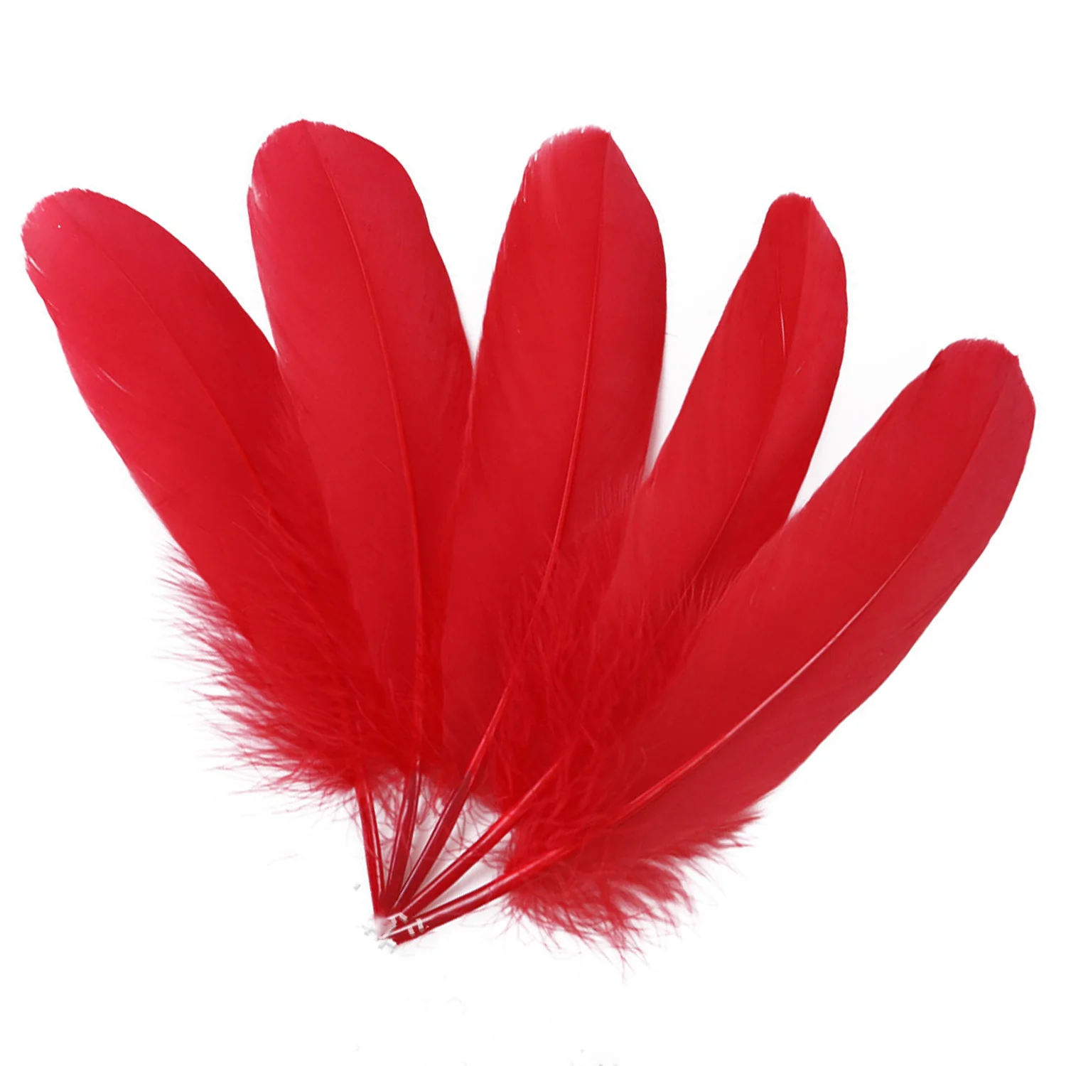 

500pcs 14-20cm Colorful Goose Feather Large Draping DIY Handmade Craft Carnival Dress Home Decorative Accessories for Pets Toys