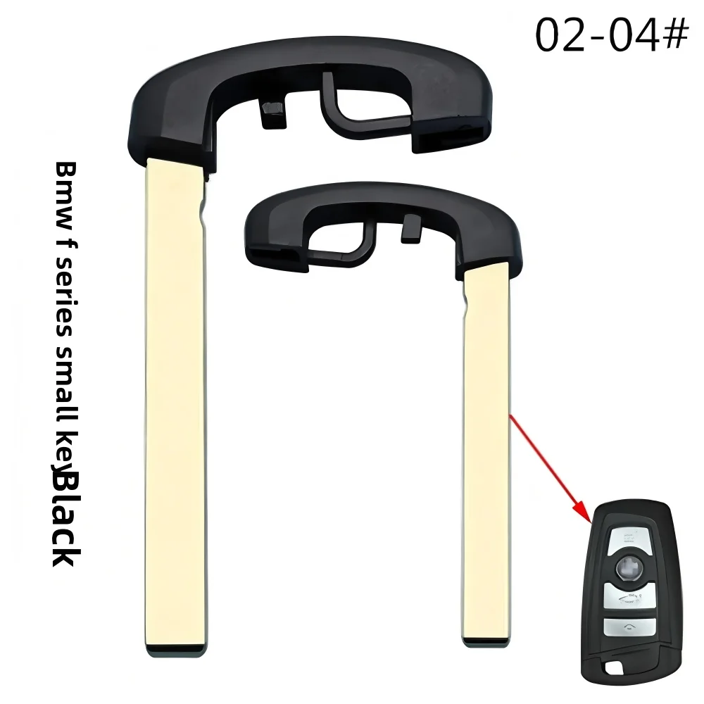 Chave inteligente fob chave sem cortes em branco para bmw 3 5 6 7 séries i8 i3 x7 g/u plataforma chave de emergência inteligente