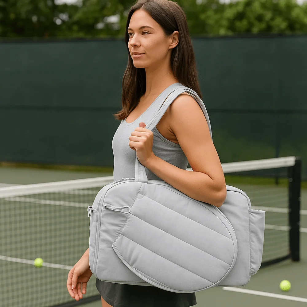 Torba na rakiety tenisowe o bardzo dużej pojemności, wodoodporna, z przegrodą na buty, plecak tenisowy, sportowa torba fitness w jednolitym kolorze, młodzieżowa.