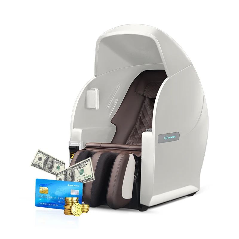 2025 NEW Factory Price Zero Gravity Coin Bill Credit Card Commercial Heating Function Vending Massage Chair Massage Lounger