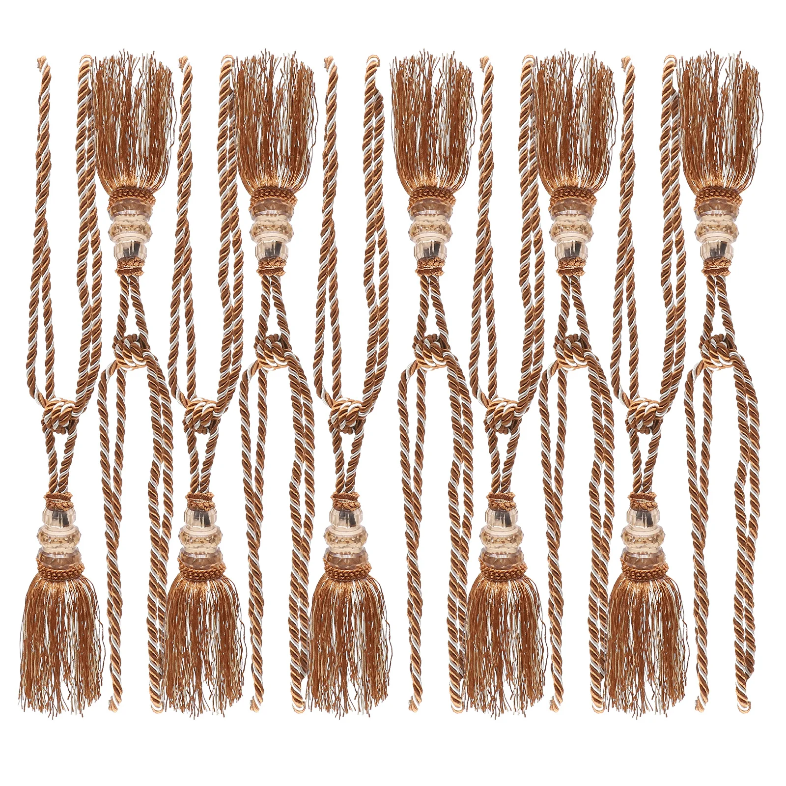 

10 Pcs Curtain Tie Decorative for Silky Tassel Tiebacks Tassels Decoration Music