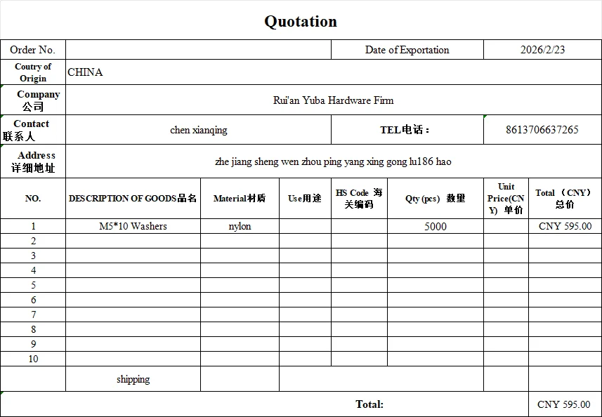

Customized product nylon column 5.5 * 10