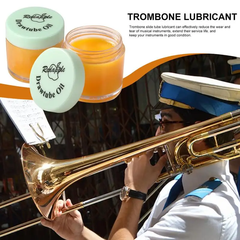 Trombone Lubricant Oil Trombone Pull Tube Slide Oil Moisturizing Effect Lubrication Tool For Home Concerts School Performances