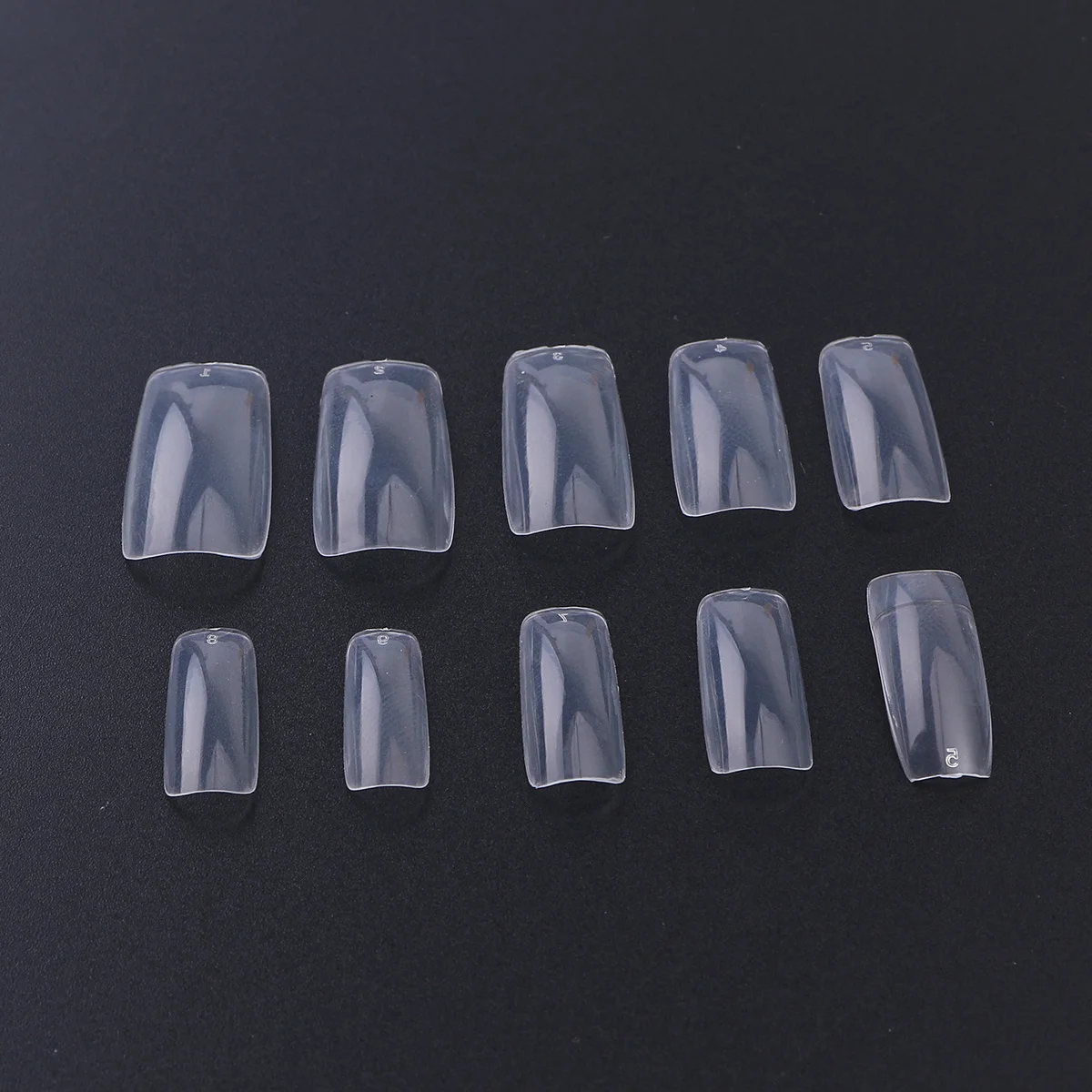 500 stuks transparante volledige dekking nepnagels Franse stijl kunstmatige tips voor professionele doe-het-zelf nail art thuis salongebruik helder