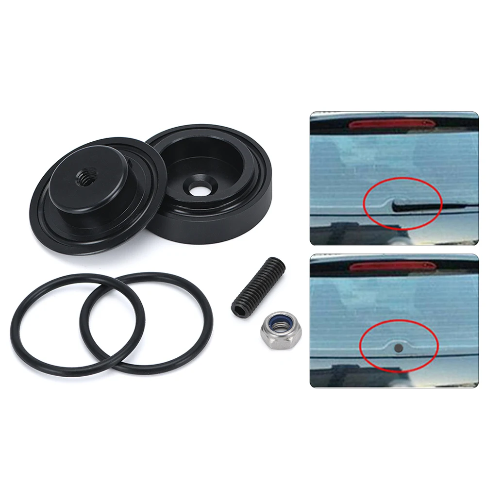 Aluminum Car Rear Wiper Delete Kit Plug Cap O-ring Universal for Honda Acura Integra Mazda VW Golf 6 Car Accessories