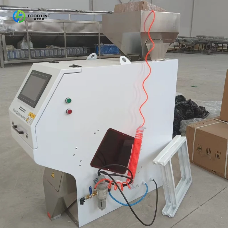 Multi Grain Grading Sorting Machine 100-220V 50-60HZ Cheap Color Sorting Machine FL Customized
