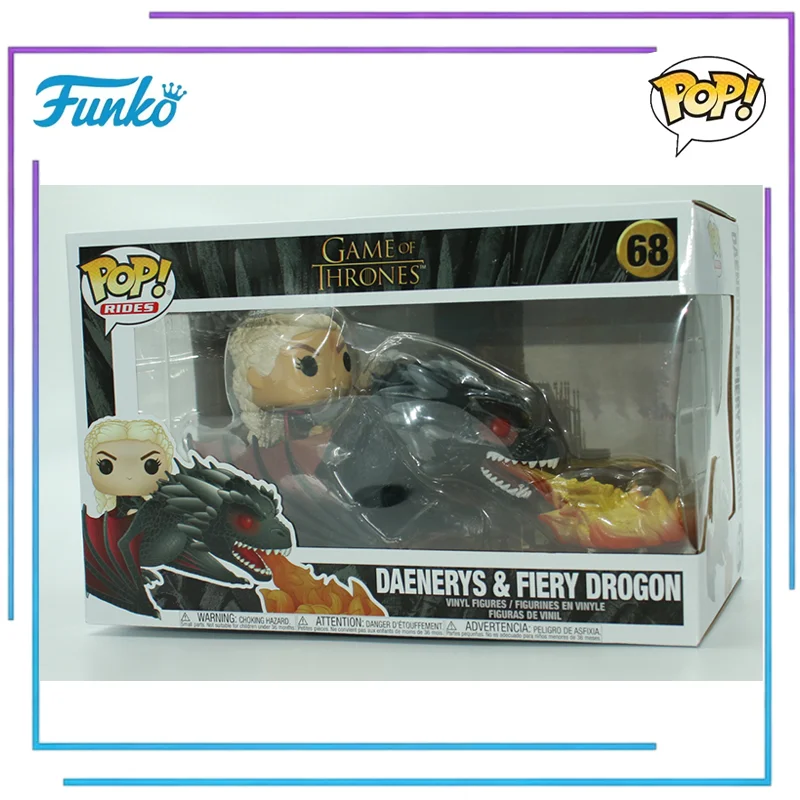 

Funko POP Game of Thrones DAENERYS & FIERY DROGON Vinyl Figure Figurine Toy Collection Gift Desktop Decoration