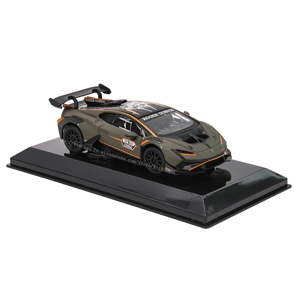 Bburago 1:43 Audi S1 Lamborghini Huracan Super Trofeo EV02 Alloy Luxury Vehicle Diecast Pull Back Cars Model Toy Collection Gift